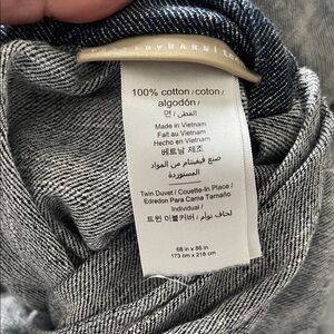 Pottery Barn Teen Soft Chambray Duvet Cover